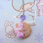 Sweet Shaped Cookie With Whipped Cream Necklace
